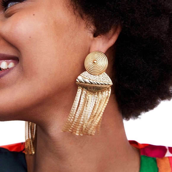 ✨LAST ONE✨Gold drop earrings from Zara - Picture 2 of 6